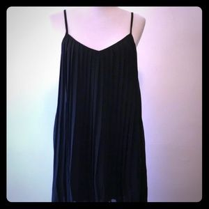 Nasty Gal elegant pleated mini dress lbd S